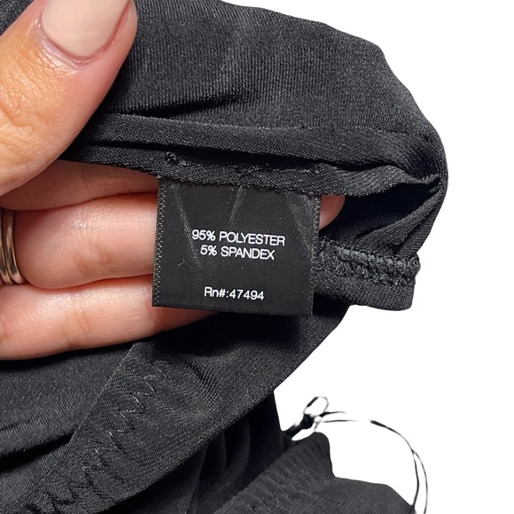 Norma Kamali Black Cinched Diana Gown XXS - Picture 11 of 11